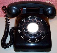 black-rotary-phone
